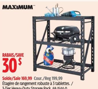 Canadian Tire MAXIMUM 3-Tier Heavy-Duty Storage Rack. offer