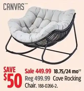 Canadian Tire CANVAS Cove Rocking Chair. 188-0266-2. offer