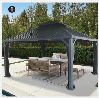 Canadian Tire Skyline Grill Gazebo, 5 x 8.88-2253-8. offer