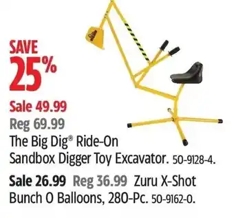 Canadian Tire The Big Dig® Ride-On Sandbox Digger Toy Excavator. 50-9128-4. offer