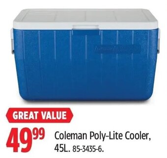 Canadian Tire Coleman Poly-Lite Cooler, offer
