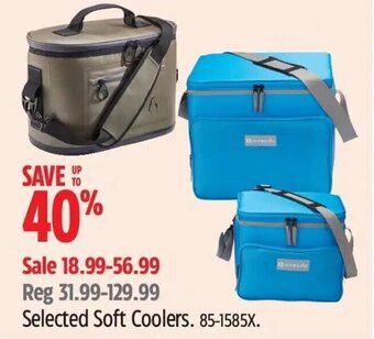 Canadian Tire Selected Soft Coolers. 85-1585X. offer