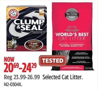 Canadian Tire Selected Cat Litter. offer