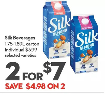 Longo's Silk beverages offer