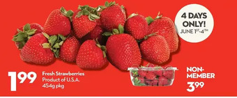 Longo's Fresh strawberries offer