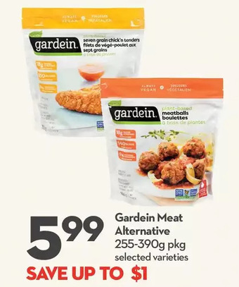 Longo's Gardein meat alternative offer