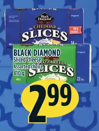 Marché Adonis Black diamond sliced cheese offer