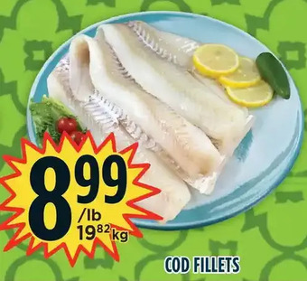 Marché Adonis Cod fillets offer