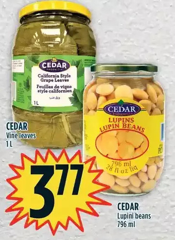 Marché Adonis Cedar lupini beans offer