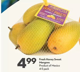 Longo's Fresh honey sweet mangoes offer