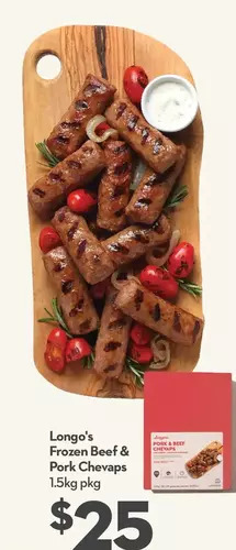 Longo's Longo's frozen beef & pork chevaps offer