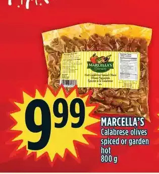 Marché Adonis Marcella's calabrese olives spiced or garden hot offer