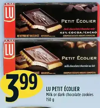 Marché Adonis Lu petit écolier milk or dark chocolate cookies offer