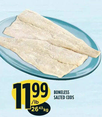 Marché Adonis Boneless salted cods offer