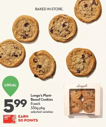 Longo's Longo's plant-based cookies offer