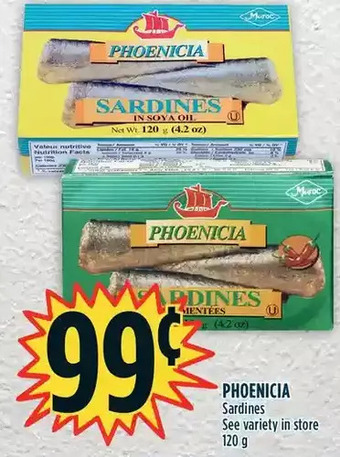 Marché Adonis Phoenicia sardines offer