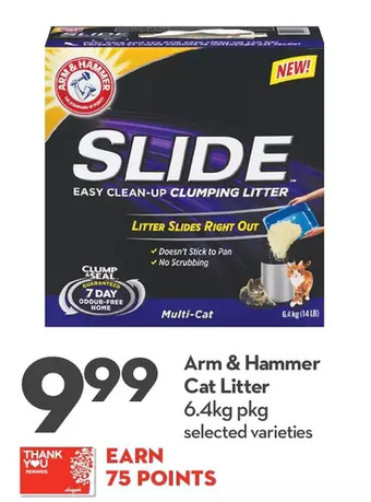 Longo's Arm & hammer cat litter offer