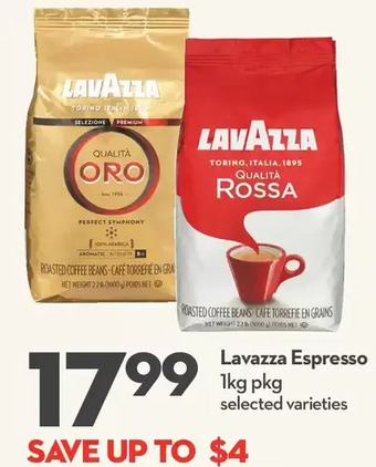 Longo's Lavazza espresso offer