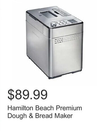 Costco Hamilton Beach Premium Dough & Bread Maker offer