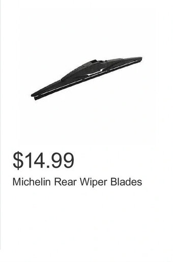 Costco Michelin Rear Wiper Blades offer