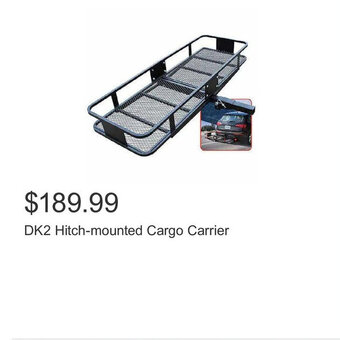 Costco DK2 Hitch-mounted Cargo Carrier offer