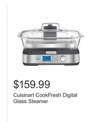 Costco Cuisinart CookFresh Digital Glass Steamer offer