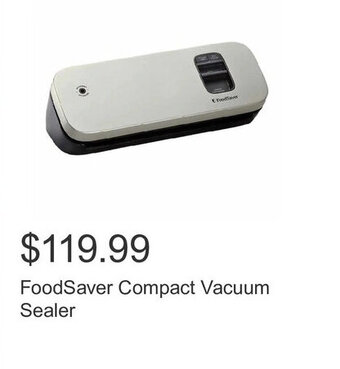 Costco FoodSaver Compact Vacuum Sealer offer