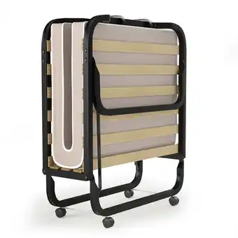 Best Buy Gymax folding bed w/ memory foam mattress rollaway metal guest bed sleeper made in italy offer