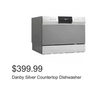 Costco Danby Silver Countertop Dishwasher offer