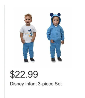 Costco Disney Infant 3-piece Set offer