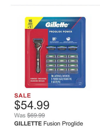 Costco GILLETTE Fusion Proglide offer