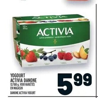 Metro YOGOURT ACTIVIA DANONE offer