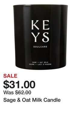 Sephora Sage & oat milk candle offer