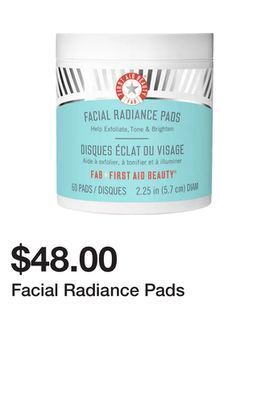 Sephora Facial radiance pads offer
