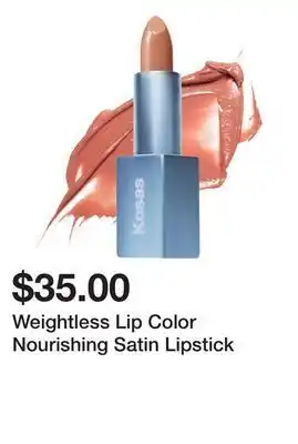 Sephora Weightless lip color nourishing satin lipstick offer