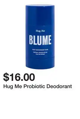 Sephora Hug me probiotic deodorant offer