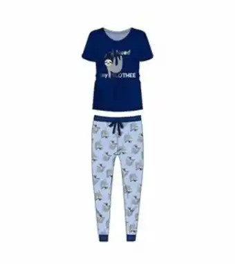 Beddington's Crew neck pyjama short sleeve and jogger set offer