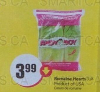 FreshCo Romaine Hearts 3 pk offer
