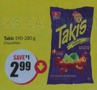 FreshCo Takis 190-280 g offer