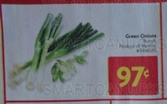 Walmart Green Onions offer