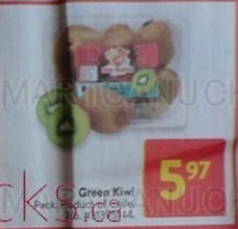Walmart Green Kiwi offer