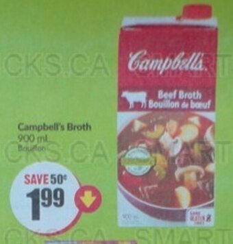 FreshCo Campbell's Broth 900 ml offer