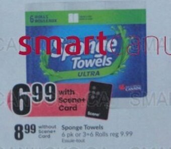 FreshCo SPONGE TOWELS offer