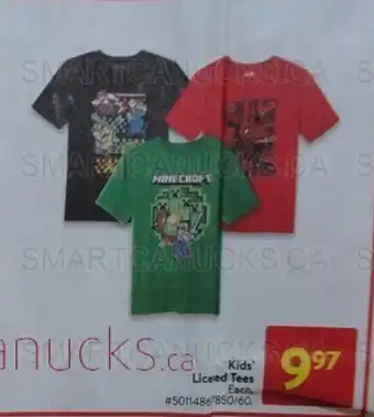 Walmart Kids* Liceed Tees offer