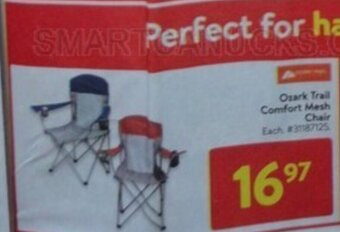 Walmart Ozark Trail Comfort Mesh Chair offer