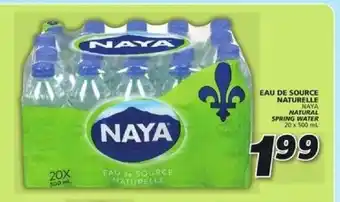 IGA NAYA NATURAL SPRING WATER 20 x 500 mL offer