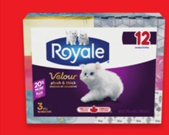 Walmart Royale 2- or 3-ply facial tissue offer