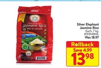 Walmart Silver elephant jasmine rice offer