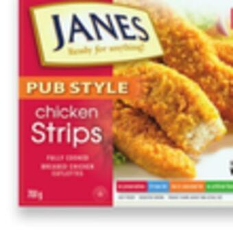 Walmart Janes pub style popcorn chicken, nuggets, strips or burgers offer