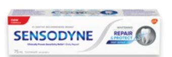 Walmart Sensodyne toothpaste 75 ml offer